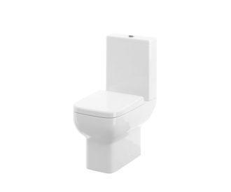 Nova Open Back Toilet Pan, Cistern Inc. Fittings & Soft Close Seat -0