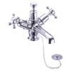 Claremont Basin Mixer with High Central Indice & Plug and Chain Waste -0