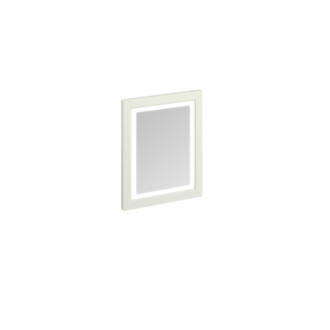 Framed 60 Mirror with LED Illumination (Sand, Olive, White)-0