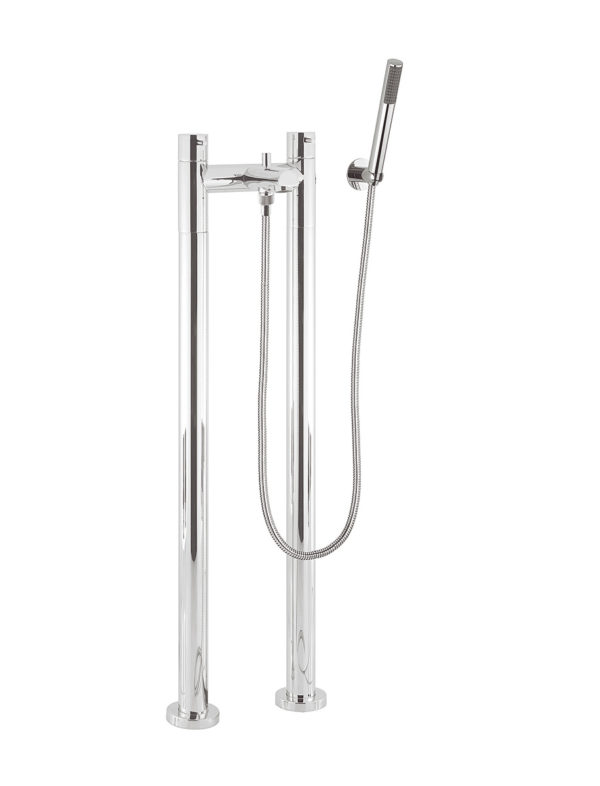 Kai Lever Bath Shower Mixer With Kit & Legs -0