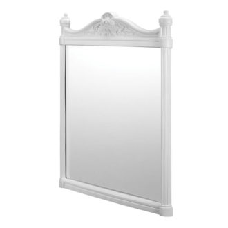 White 550 Aluminium Frame Mirror -0