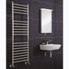 Athena Pre Filled Electric Radiator - Stainless Steel 350mm-0