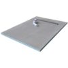 Baseboard Wetroom Tray with Linear Drain 1200X900-0