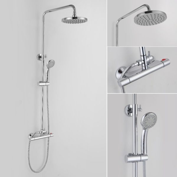Series A Dual Thermostatic Shower Valve Kit-0