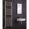 Athena Pre Filled Electric Radiator - Stainless Steel 600mm-0