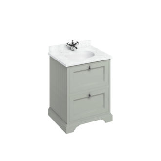 Freestanding 650 Olive Vanity Unit with Drawers -3536