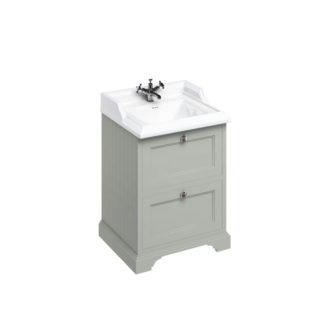 Freestanding 650 Olive Vanity Unit with Drawers -3535