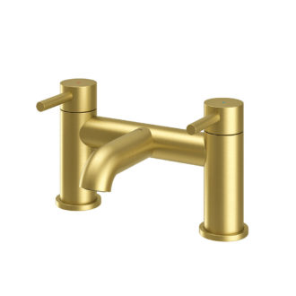 Oir Brushed Brass Bath Filler -0