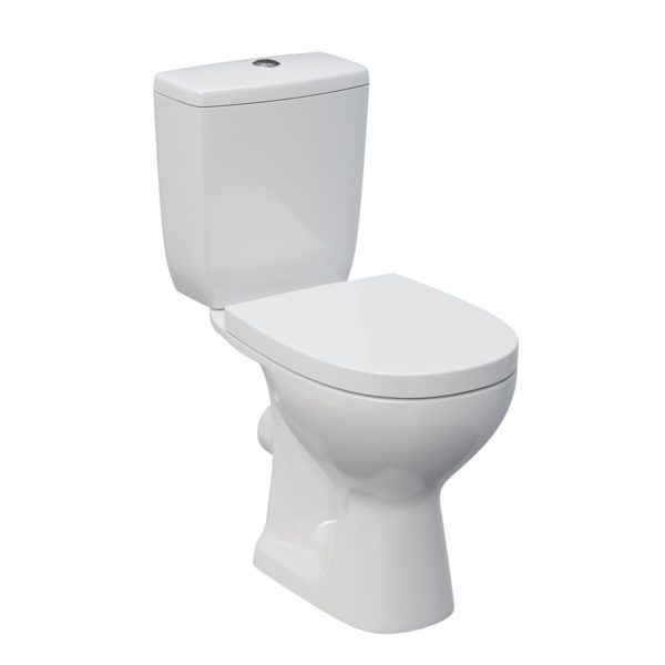 ARTECA OPEN BACK TOILET PAN, CISTERN AND SOFT CLOSE SEAT-0