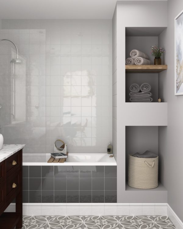 Evolution Gris Claro 10x10 - City Tiles & Bathrooms
