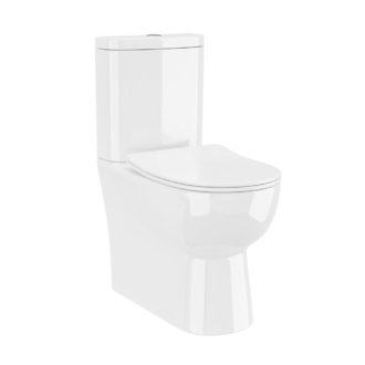 FINLEY FULLY BTW TOILET PAN, CISTERN & SOFT CLOSE SEAT -0