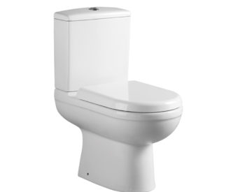 REFINE OPEN BACK TOILET PAN, CISTERN AND SOFT CLOSE SEAT-0