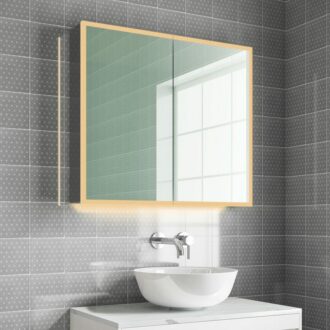 Mirrored Bathroom Cabinets
