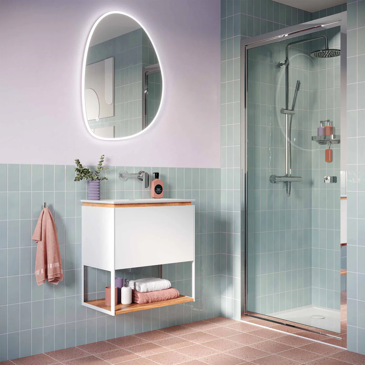 Crosswater Mada LED Mirror with Heated Demister - Image 17