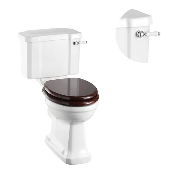 Burlington Regal Comfort Height Close Coupled Toilet Traditional - Image 4