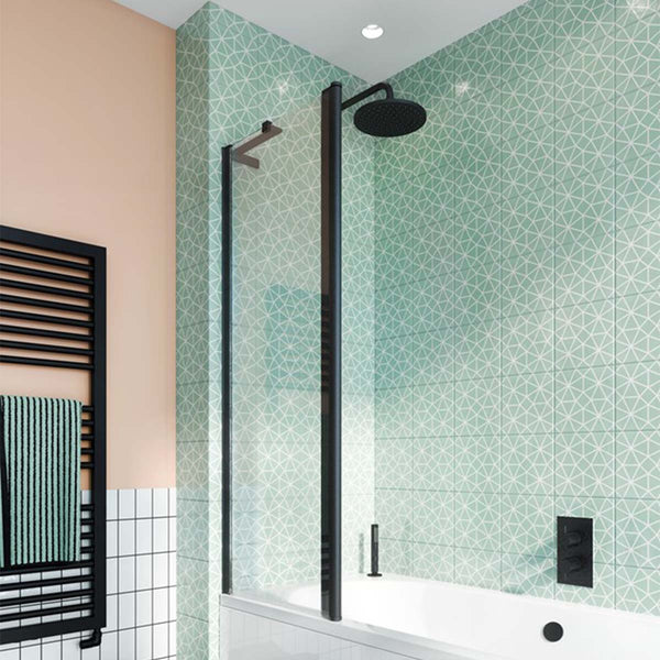Crosswater Design 8 Double Panel Folding Pivot Shower Bath Screen - Image 3