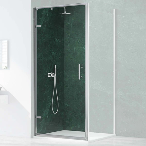 Merlyn 6 Series Sleek Hinged Shower Door - Chrome - Image 2