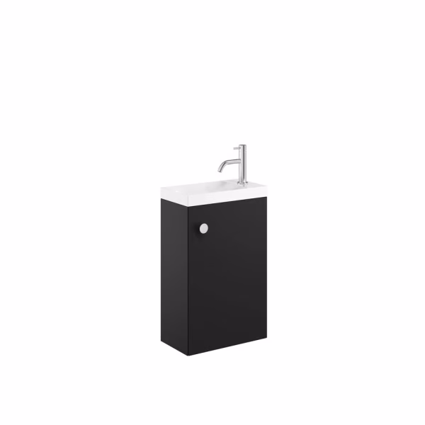 Crosswater Alo Cloakroom Vanity Unit With Basin & Chrome Handle - Image 3