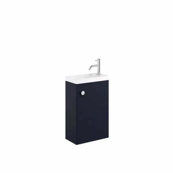 Crosswater Alo Cloakroom Vanity Unit With Basin & Chrome Handle - Image 2