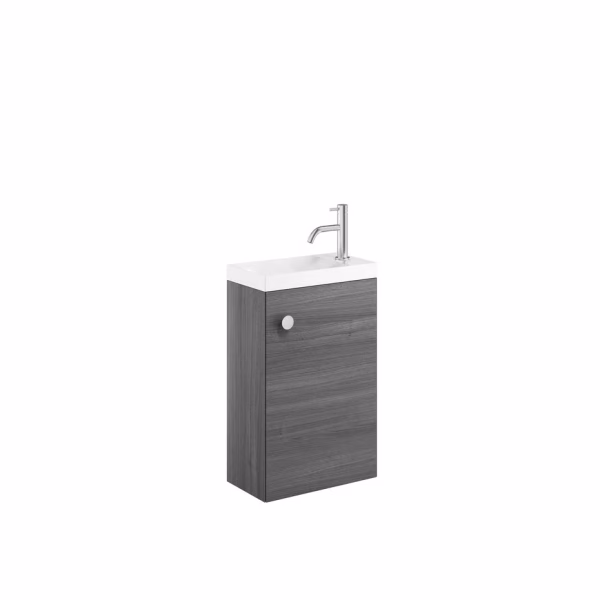 Crosswater Alo Cloakroom Vanity Unit With Basin & Chrome Handle - Image 8
