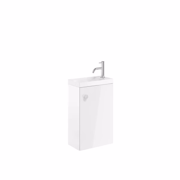 Crosswater Alo Cloakroom Vanity Unit With Basin & Chrome Handle - Image 11