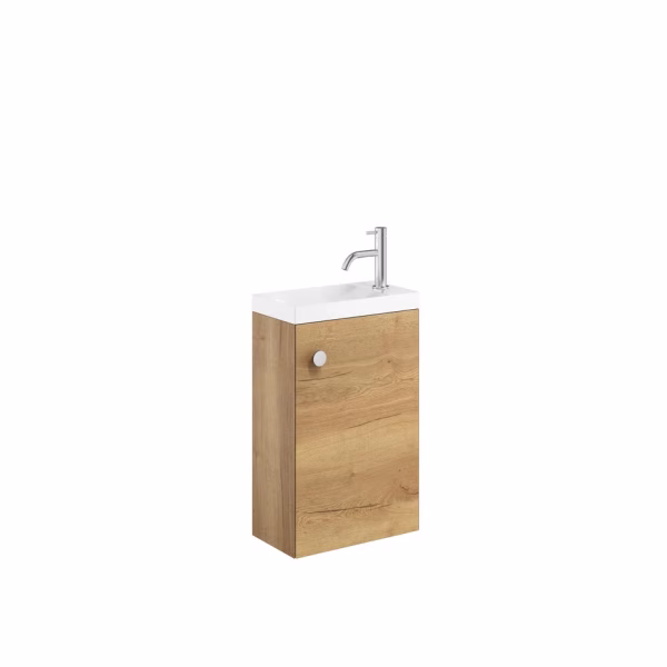 Crosswater Alo Cloakroom Vanity Unit With Basin & Chrome Handle - Image 12