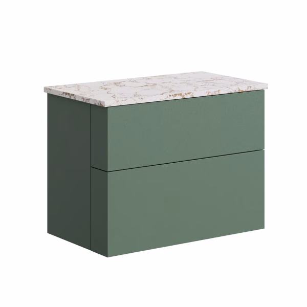 Crosswater Avenue Two Drawer Vanity with Basin or Worktop - Image 16