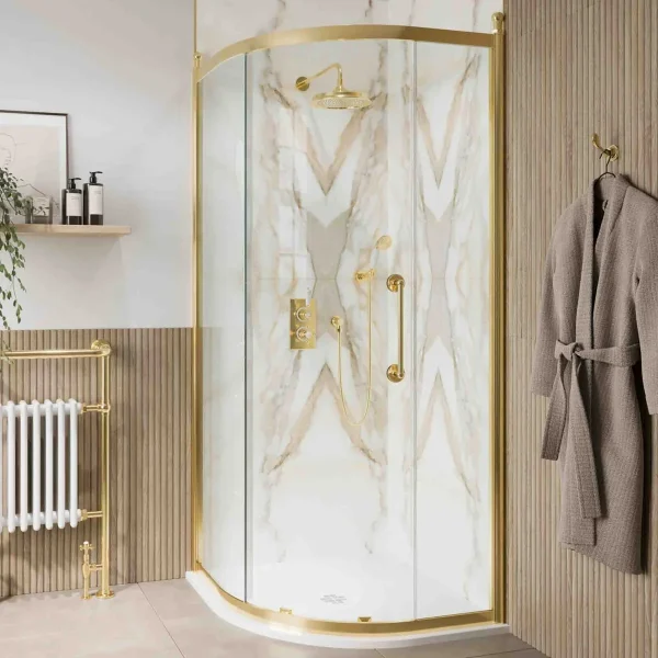 Burlington Classique Quadrant Sliding Shower Door - Image 6