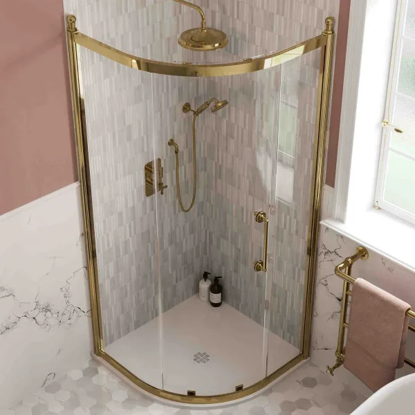 Burlington Classique Quadrant Sliding Shower Door - Image 5