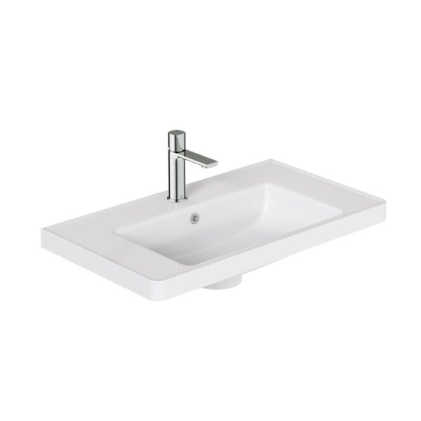 800mm Mineral Cast Vanity Basin - Image 2