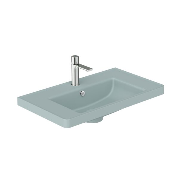 800mm Mineral Cast Vanity Basin - Image 4