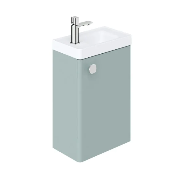 Cameo 400mm Wall Hung Cloakroom Unit And Basin - Image 2