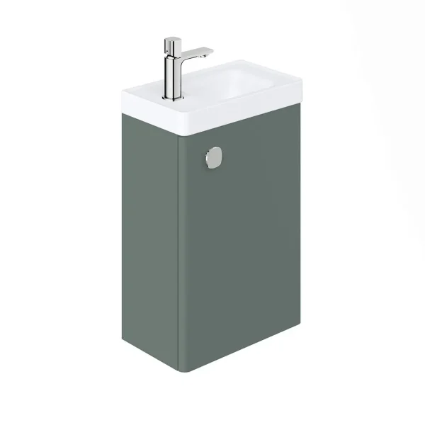 Cameo 400mm Wall Hung Cloakroom Unit And Basin - Image 7