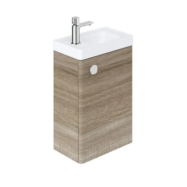 Cameo 400mm Wall Hung Cloakroom Unit And Basin - Image 5