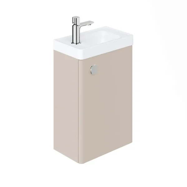 Cameo 400mm Wall Hung Cloakroom Unit And Basin - Image 6