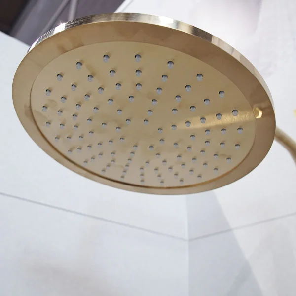 Crosswater Central Multifunction Thermostatic Shower Kit - Brushed Brass - Image 6