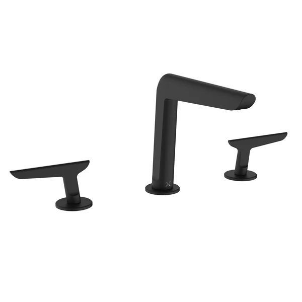 Crosswater Foile 3 Hole Deck Mounted Basin Mixer Tap - Image 4