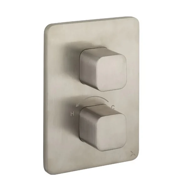 Crosswater Glide II Crossbox 2 Outlet Trim Set - Image 2