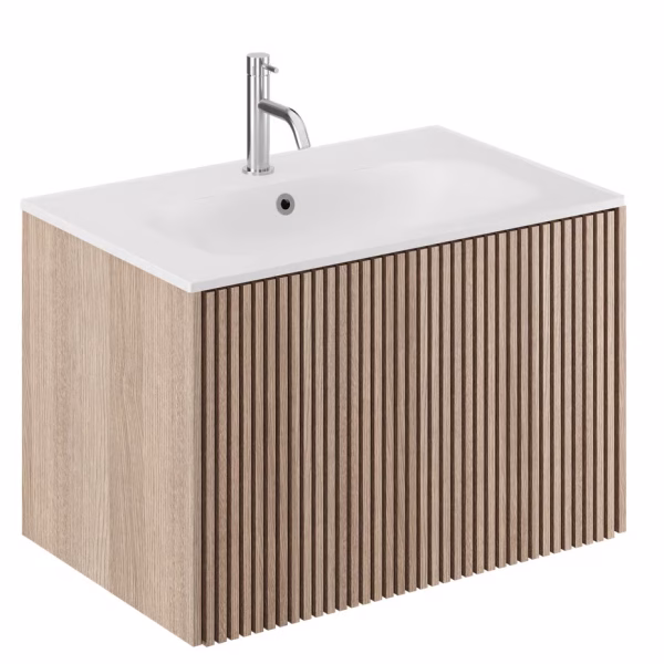 Crosswater Limit 1-Drawer Wall Hung Vanity Unit with Basin - Image 33