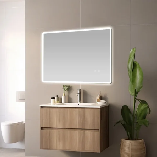 SN-08 Bluetooth LED Bathroom Mirror - 800x600mm