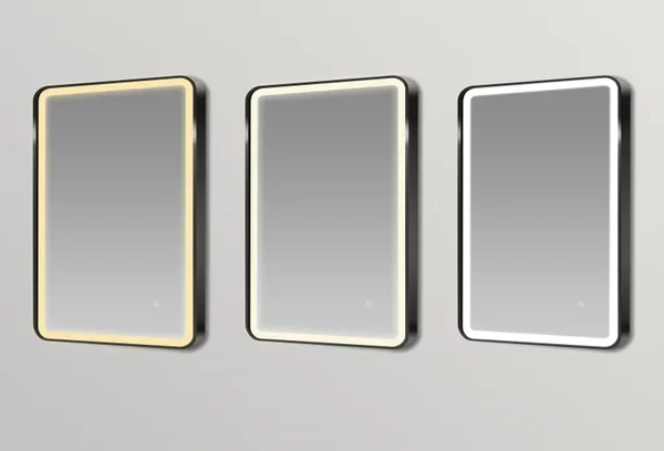 SN-12 Black Series LED Bathroom Mirror - 800x600mm - Image 2