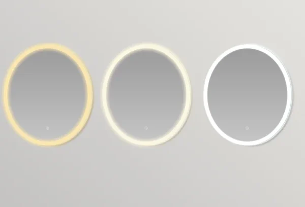 SN-14 Round LED Bathroom Mirror - 600x600mm - Image 2