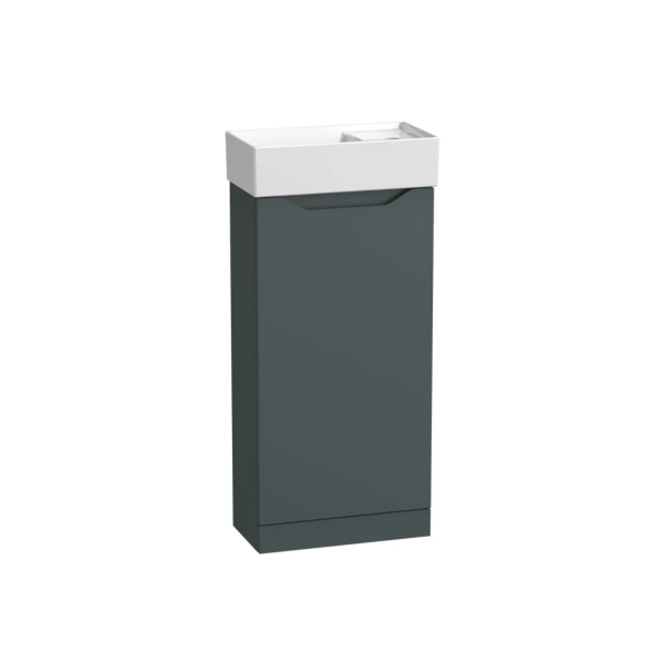 Nimble 400mm Cloakroom Floorstanding Unit And Ceramic Basin