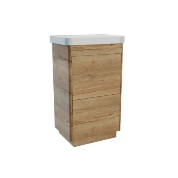 Perra Floorstanding Twin Drawer Vanity Unit & Basin