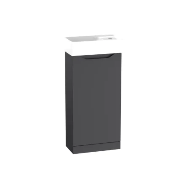 Nimble 400mm Cloakroom Floorstanding Unit And Ceramic Basin - Image 2