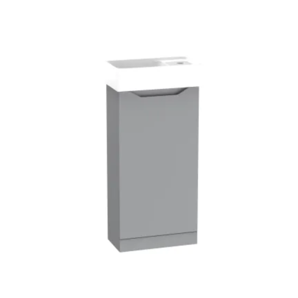 Nimble 400mm Cloakroom Floorstanding Unit And Ceramic Basin - Image 4