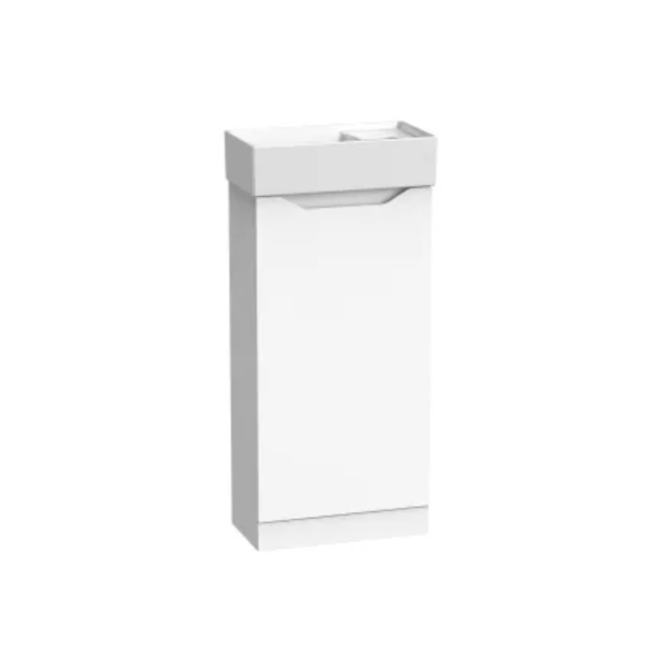 Nimble 400mm Cloakroom Floorstanding Unit And Ceramic Basin - Image 3