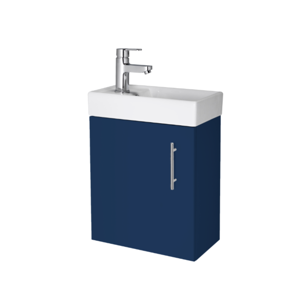 Skaros 400mm Wall Hung Cloakroom Unit And Basin - Image 4