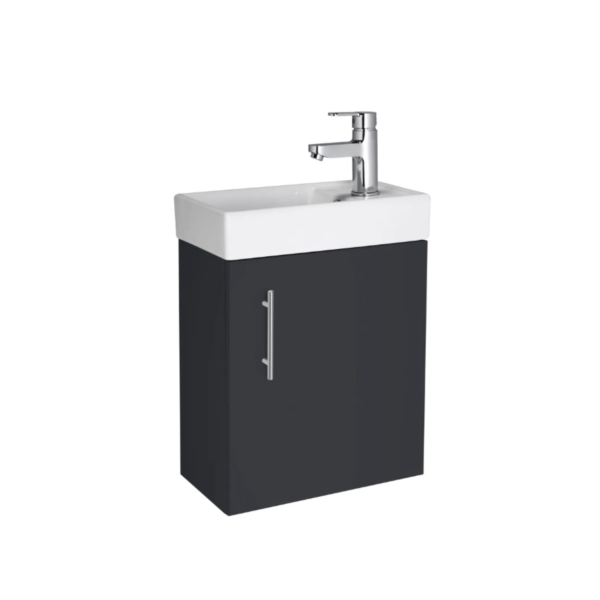 Skaros 400mm Wall Hung Cloakroom Unit And Basin