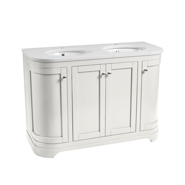 Widcombe 1200mm Curved Floorstanding Vanity Unit, Worktop & Basin - Image 4